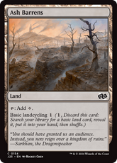 Desolação Fumegante / Ash Barrens - Magic: The Gathering - MoxLand